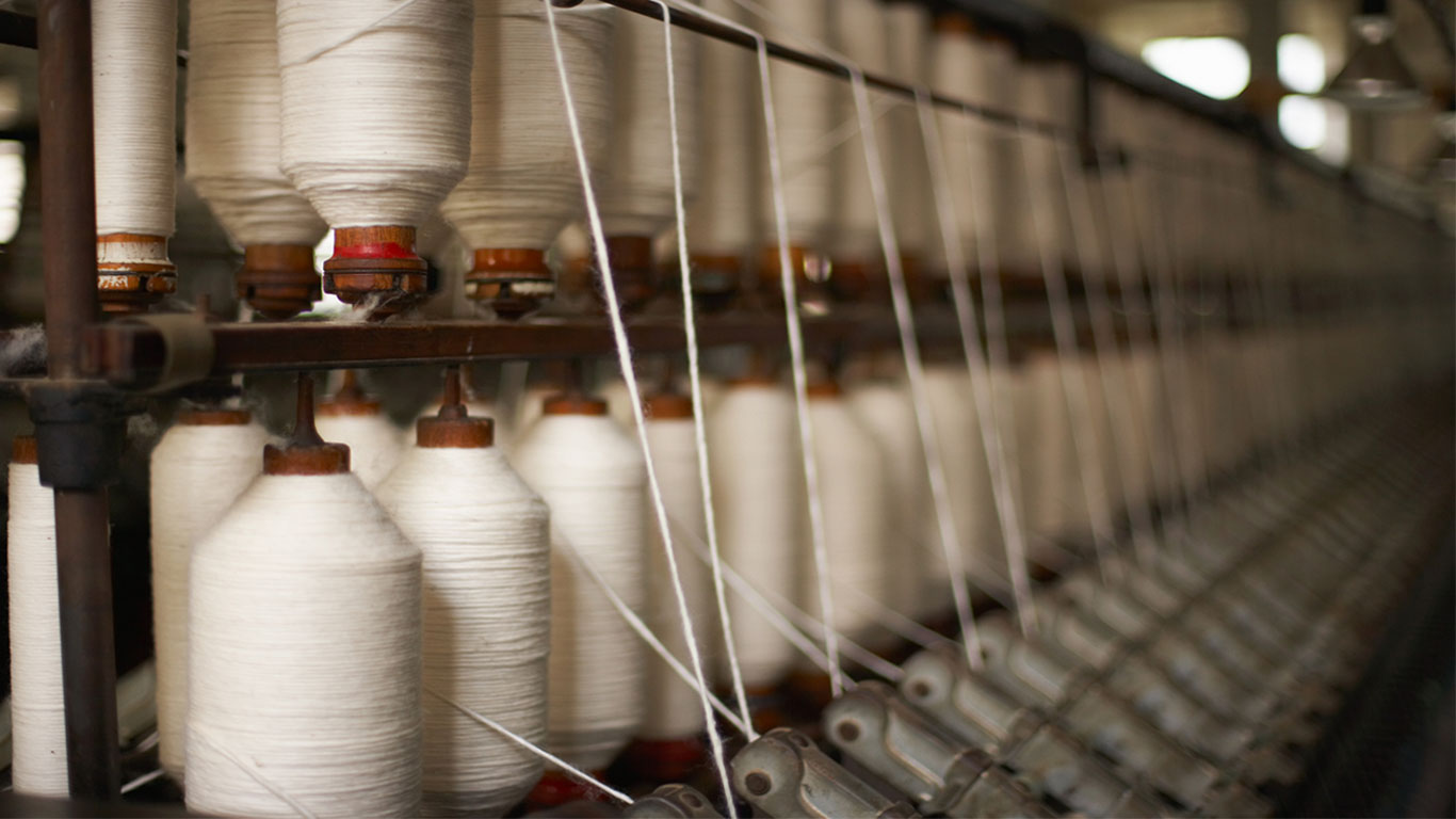 Индекс текстильного производства Санкт-Петербурга составил 93,1%